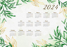 Пример календаря